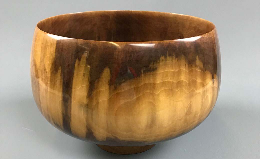 a bowl by Ed Moulthrop